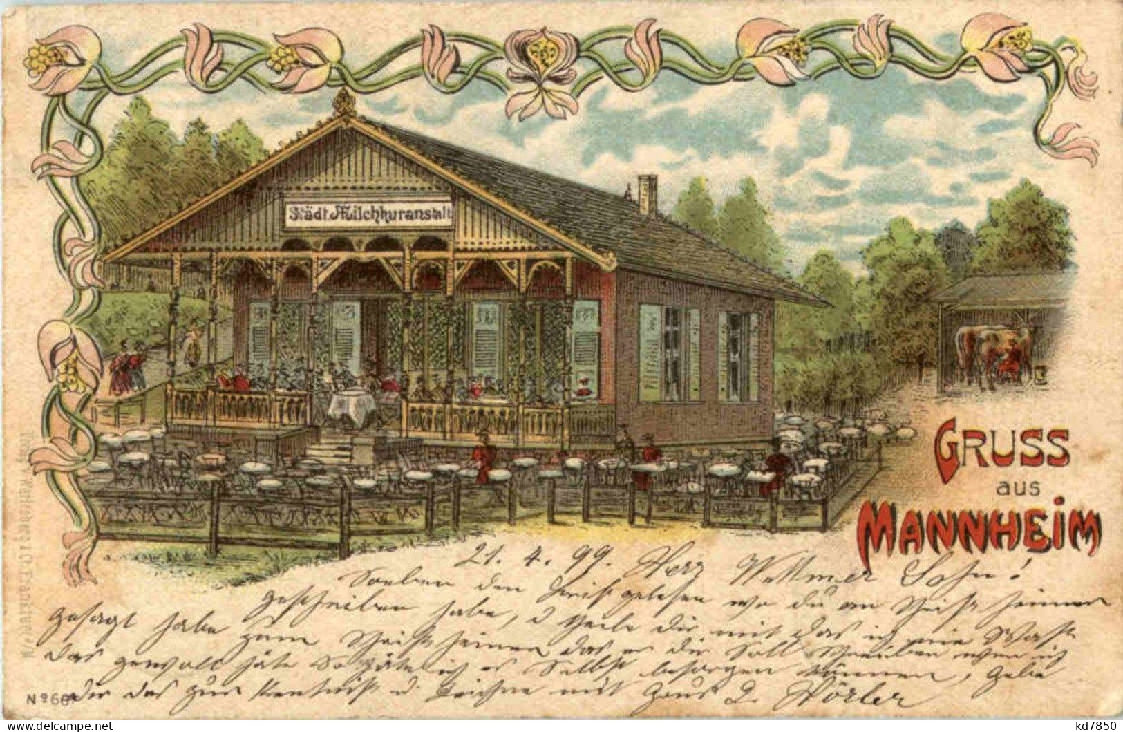 Gruss Aus Mannheim - Litho - Mannheim