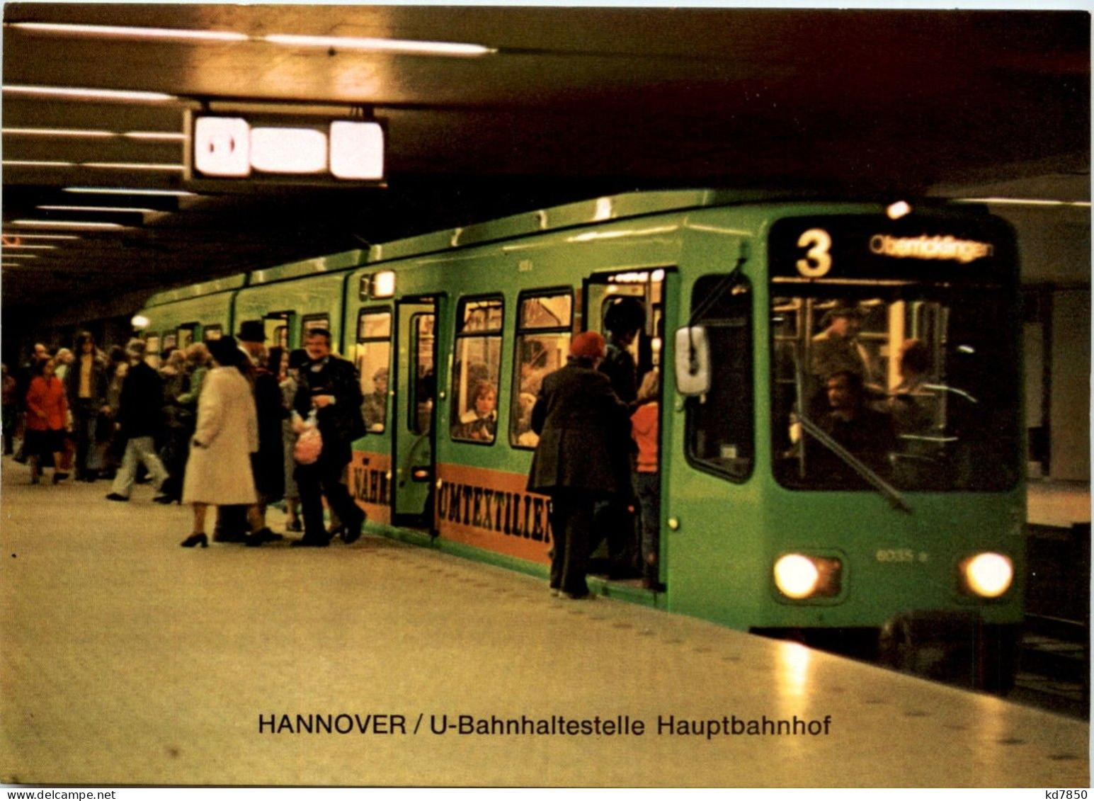 Hannover - U-Bahnhaltestelle Hauptbahnhof - Hannover