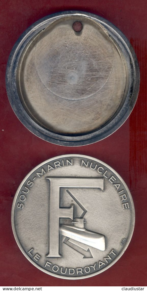 ** MEDAILLE  SOUS - MARIN  NUCLEAIRE  LE  FOUDROYANT ** - Bateaux