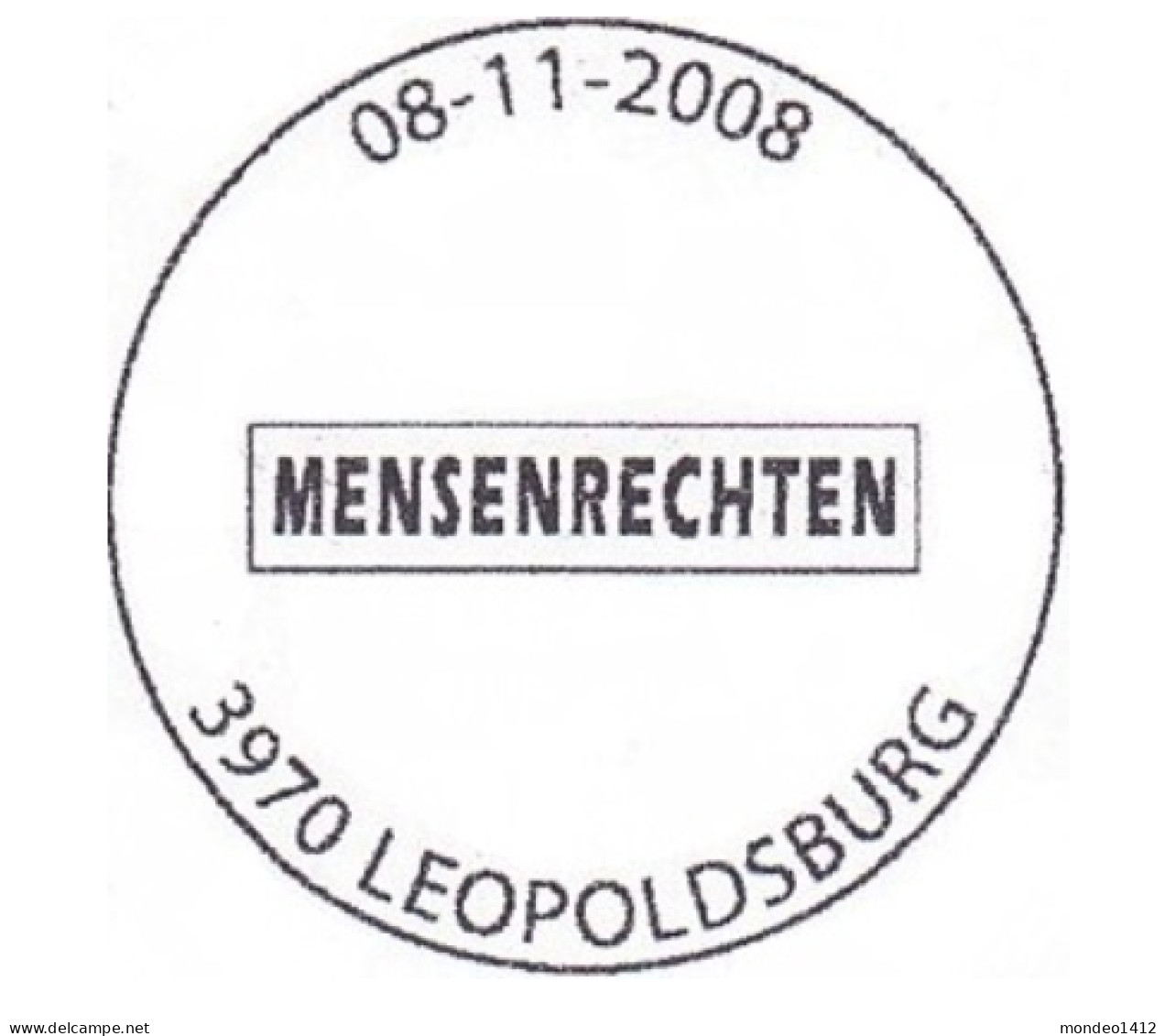 België OBP 3859 - Mensenrechten - Used Stamps