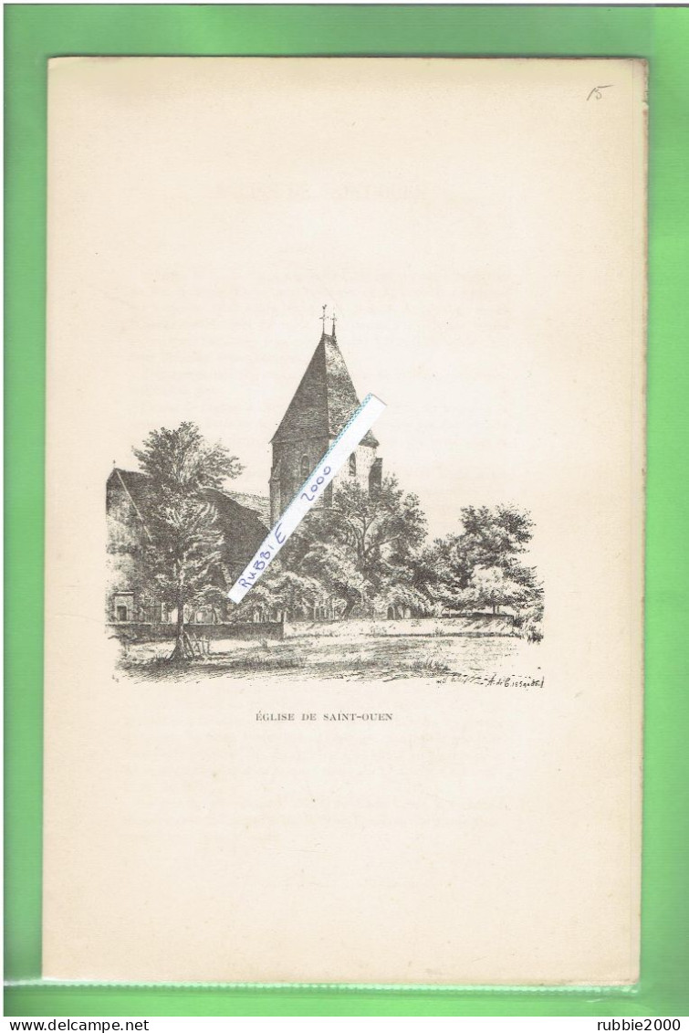 1897 EGLISE DE SAINT OUEN COMMUNE DE SAINT OUEN MARCHEFROY EURE ET LOIR - Centre - Val De Loire