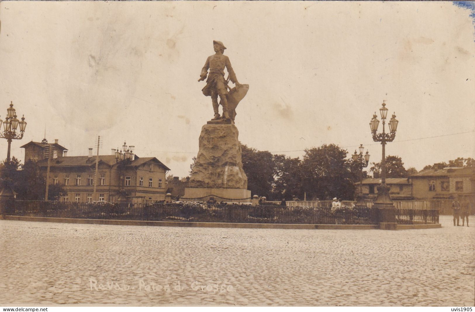 Tallinn.Reval.Peter I Monument. - Estonie