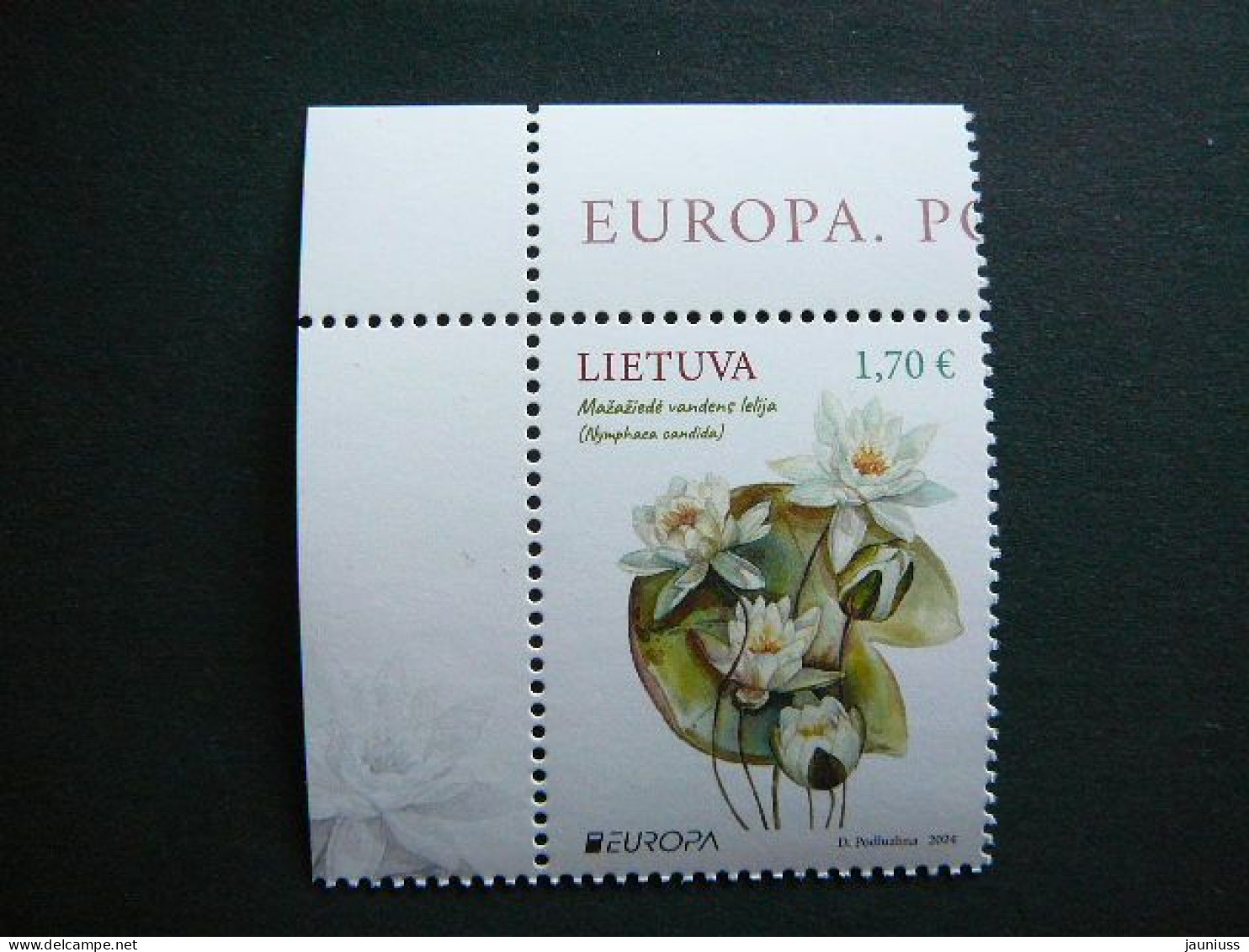 Europa CEPT. Water Lily # Lietuva Litauen Lituanie Litouwen Lithuania # 2024 MNH #4 - Lituania