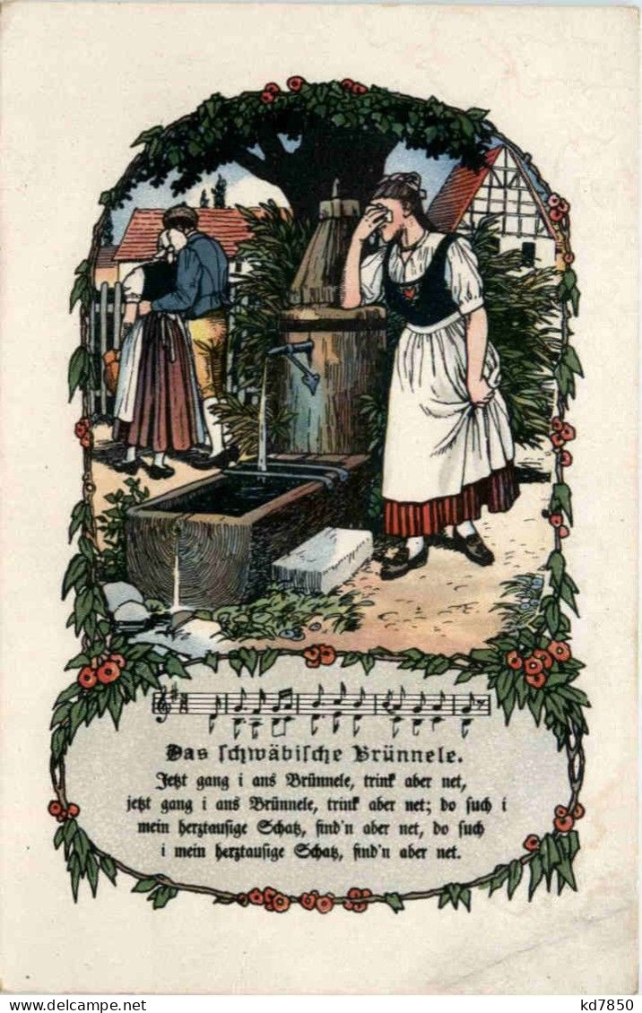 Liederkarte - Das Schwäbische Brünnele - Music And Musicians