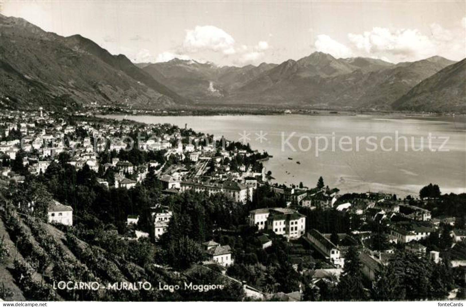 13589923 Muralto Lago Maggiore Gesamtansicht Mit Alpenpanorama Muralto Lago Magg - Other & Unclassified