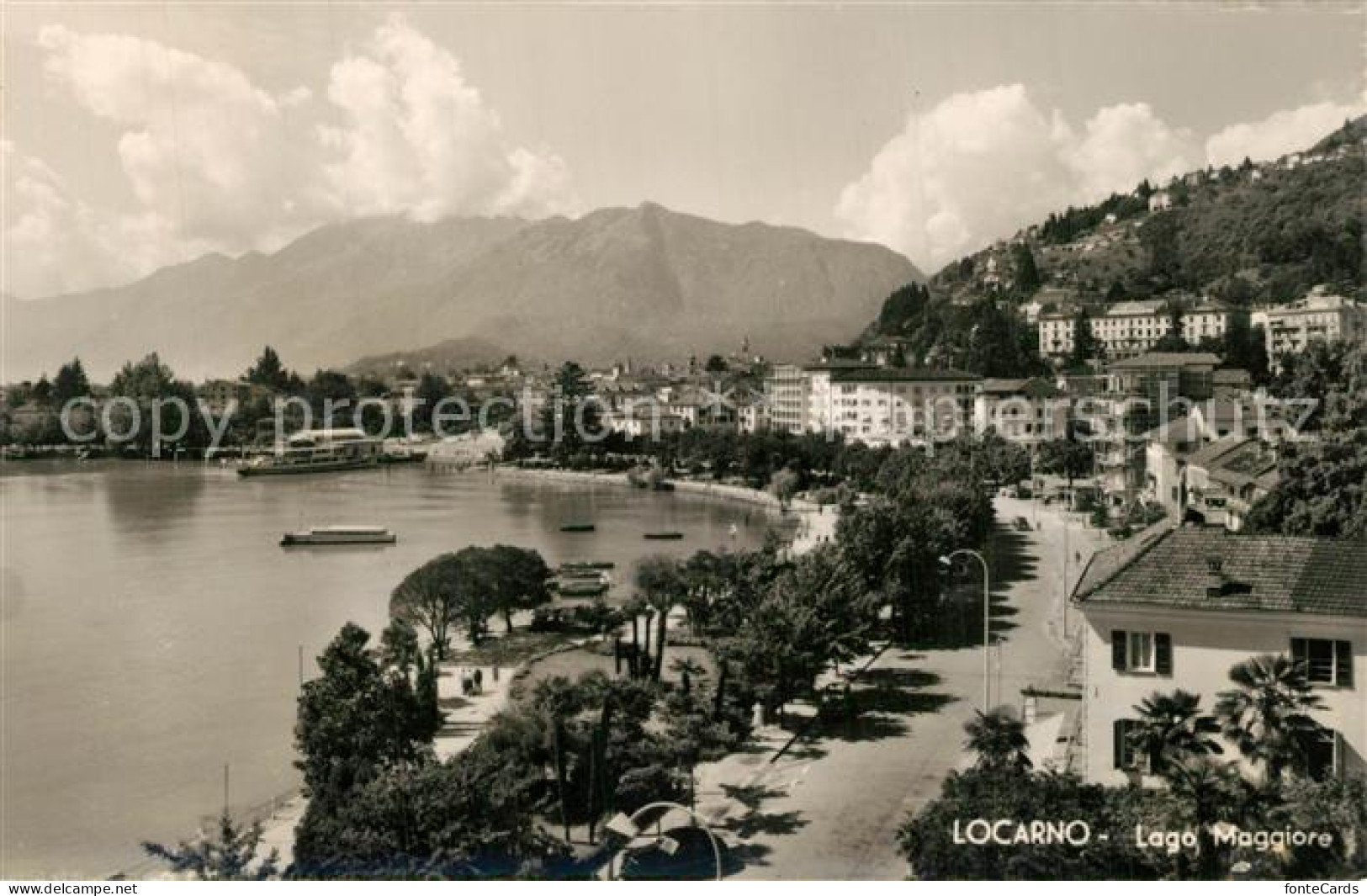 13589920 Locarno Lago Maggiore Panorama Uferstrasse Locarno Lago Maggiore - Other & Unclassified