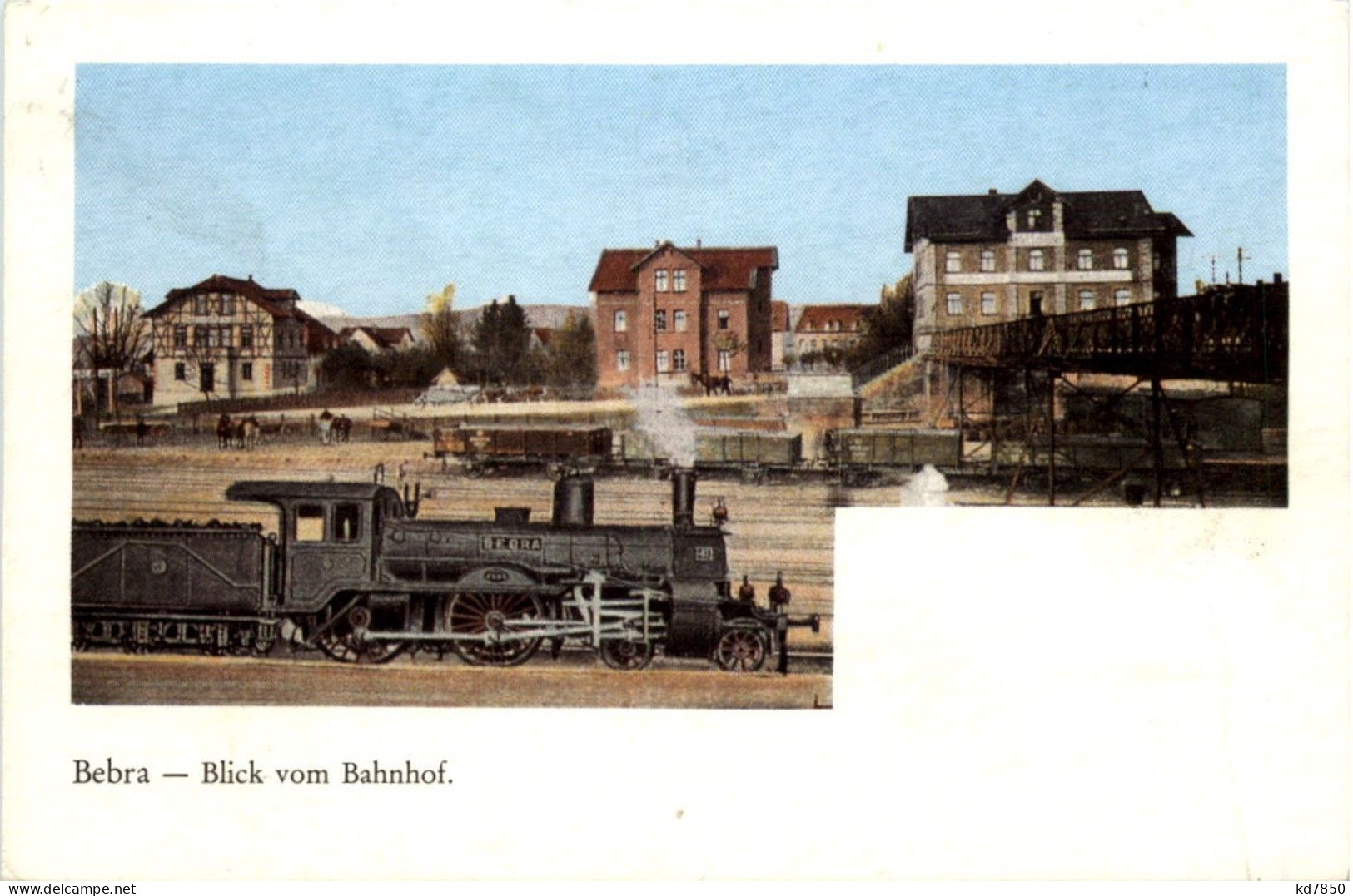 Bebra - Blick Vom Bahnhof - 150 Jahre Deutsche Eisenbahn - Bebra