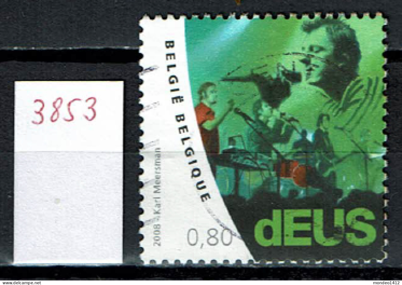 België OBP 3853 - La Musique Belge, Belgische Muziek, Rock, DEUS - Gebraucht