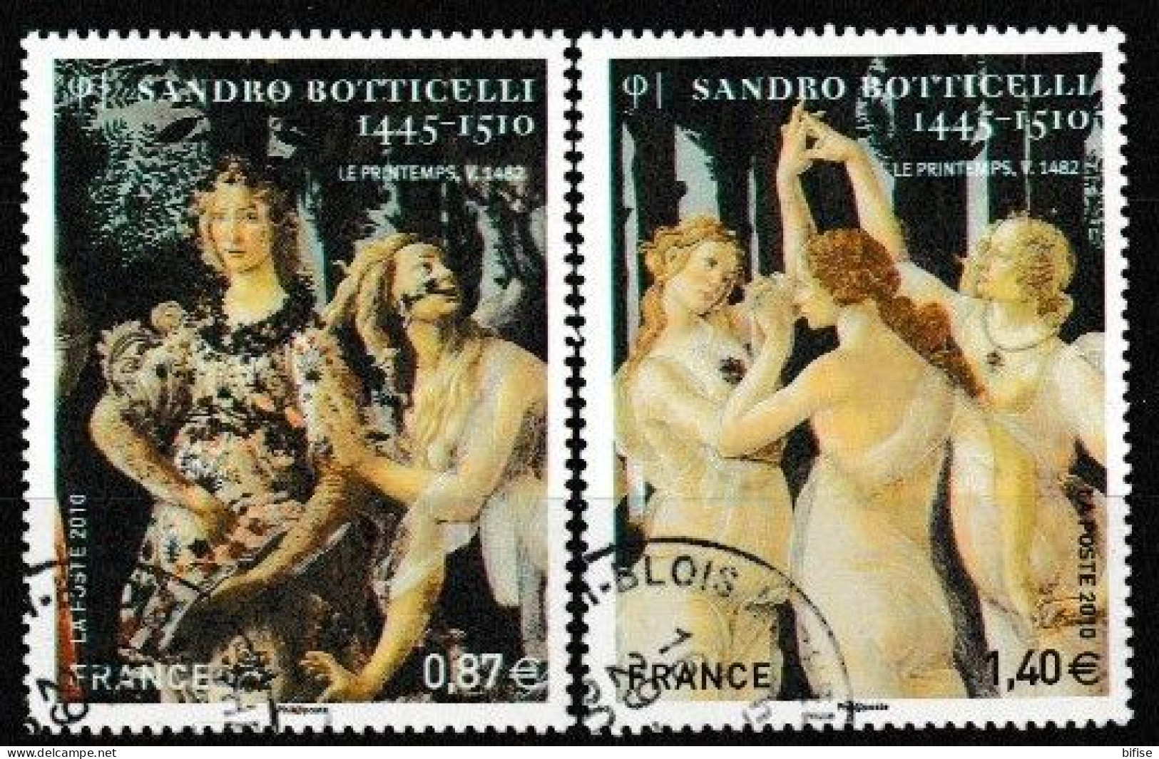 FRANCIA 2010 - YV 45185/19 - Used Stamps