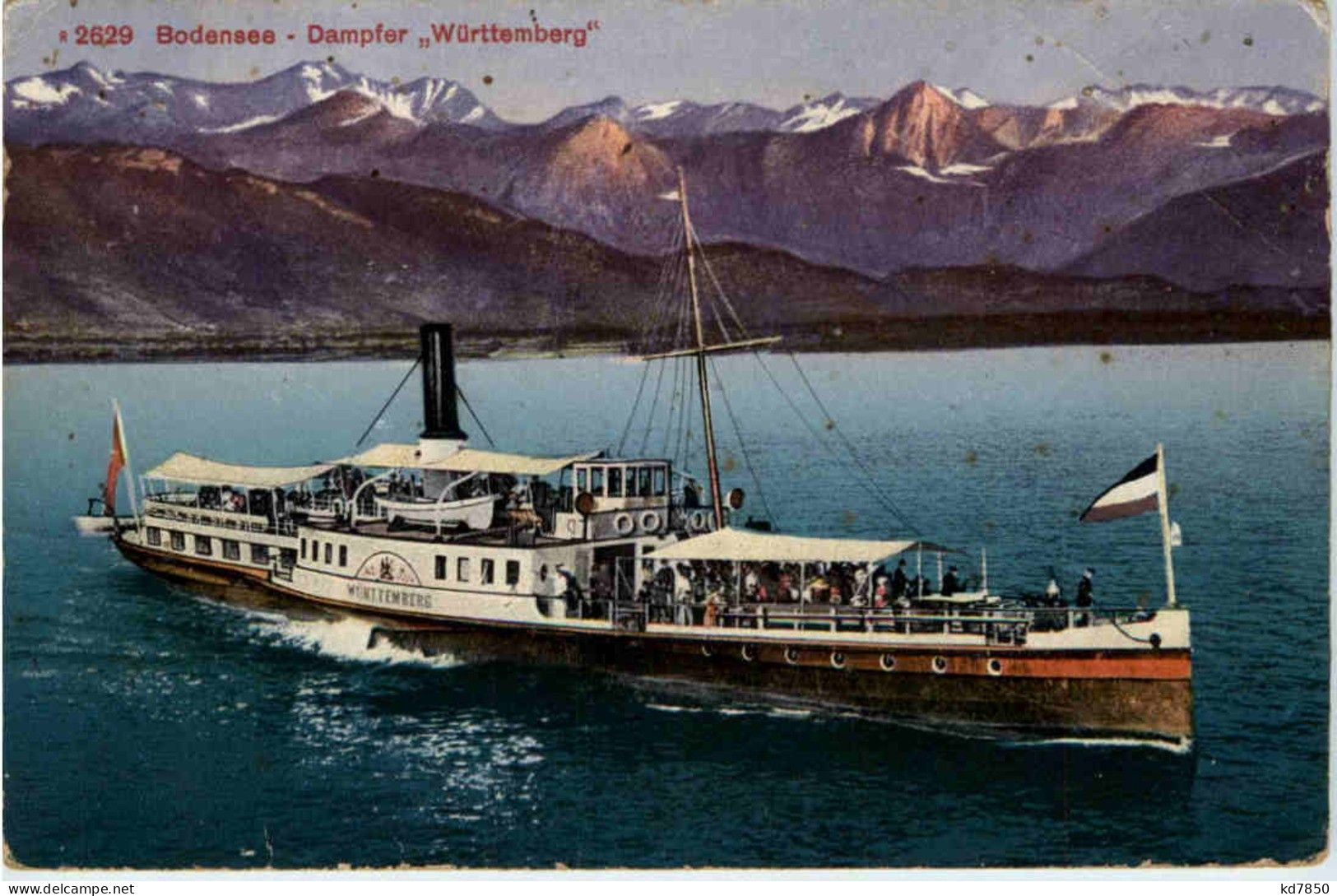 Bodensee Dampfer Württemberg - Steamers