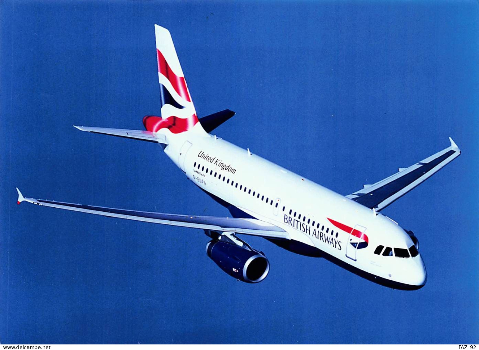 Airbus A319 In British Airways Colours - +/- 180 X 130 Mm. - Photo De Presse - Aviazione