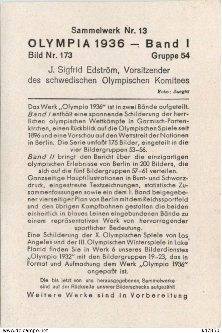 Olympia 1936 - Sammelwerk - Olympische Spiele