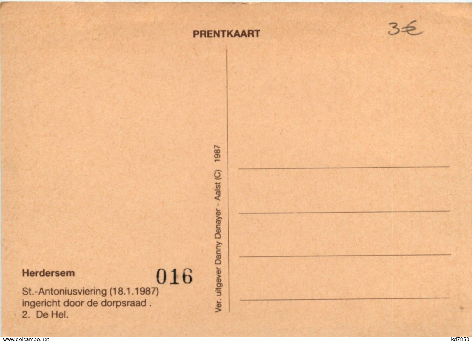 Herdersem - St. Antoniusviering 1987 - Aalst