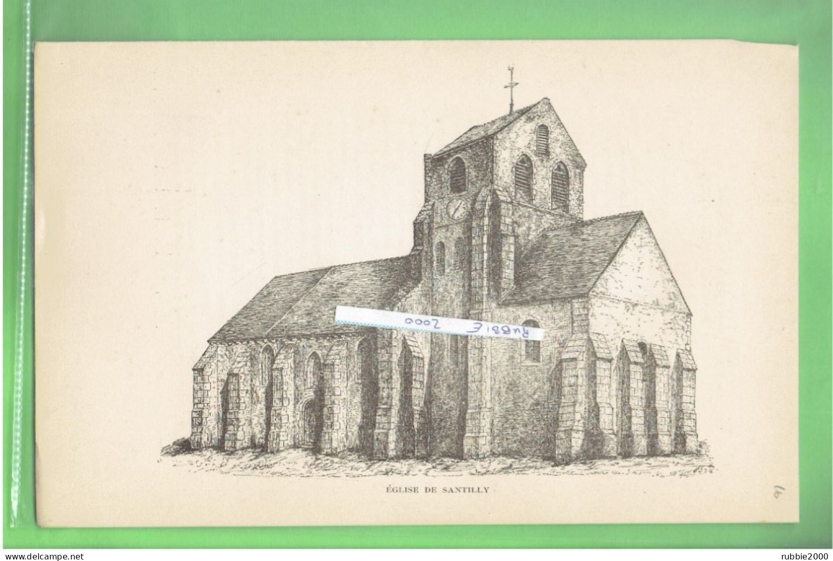 1897 EGLISE DE SANTILLY EURE ET LOIR - Centre - Val De Loire