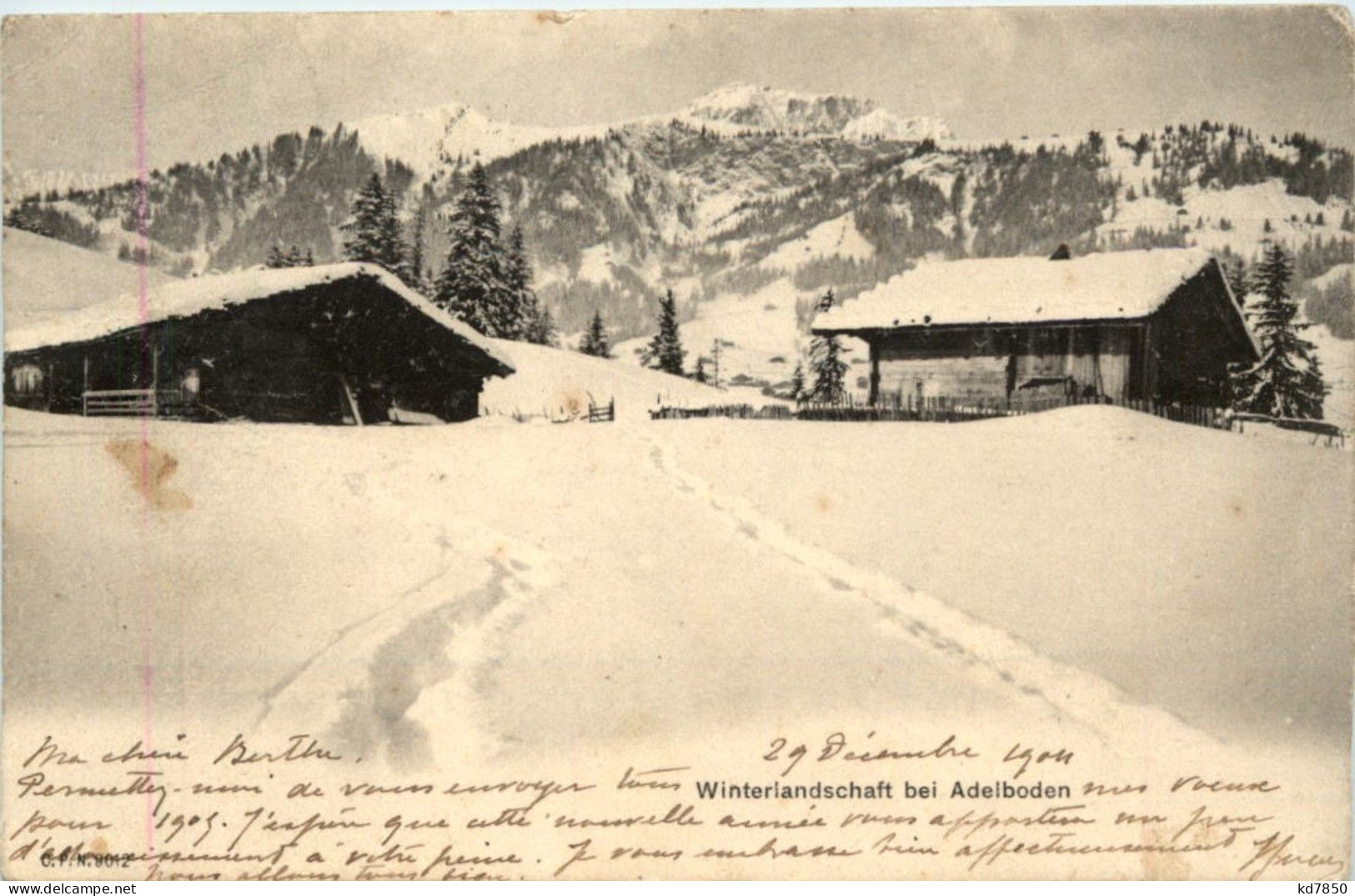 Winterlandschaft Bei Adelboden - Adelboden