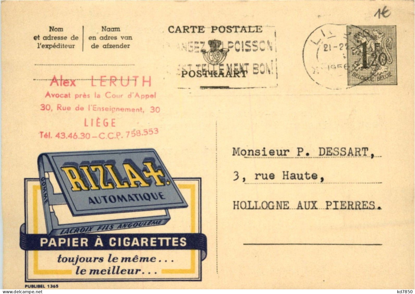 Rizla - Papier A Cigarettes - Publicidad