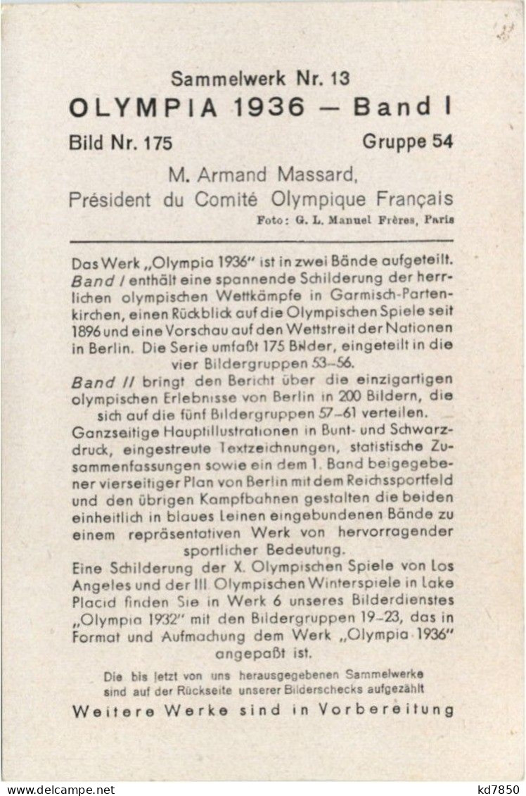 Olympia 1936 - Sammelwerk - Olympische Spelen