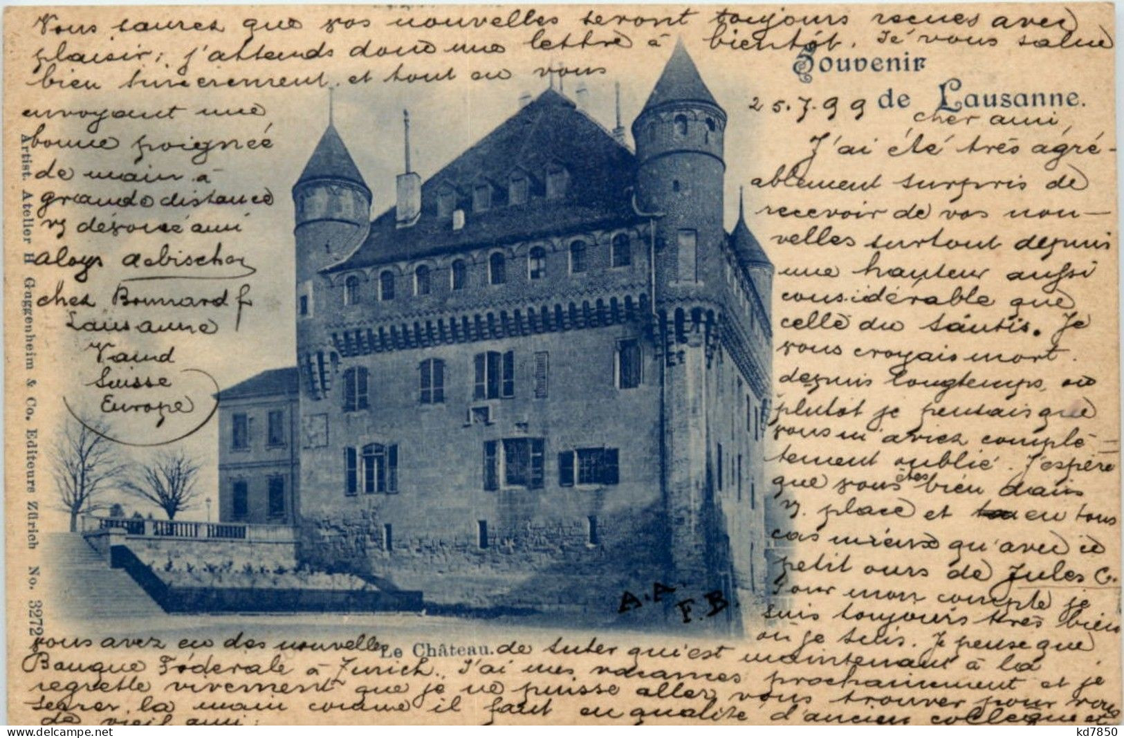 Souvenir De Lausanne - Lausanne