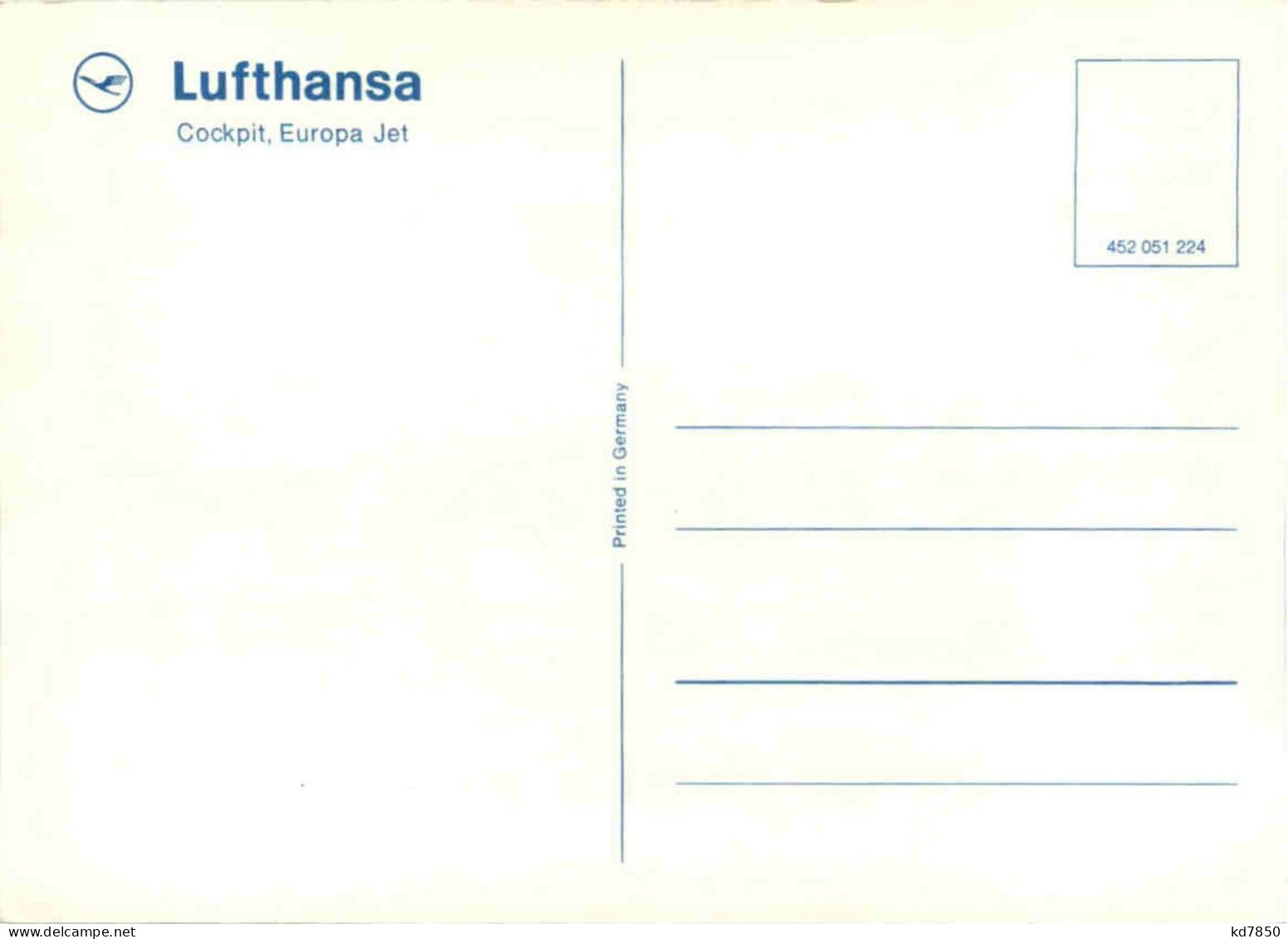 Lufthansa - Cockpit - Autres & Non Classés