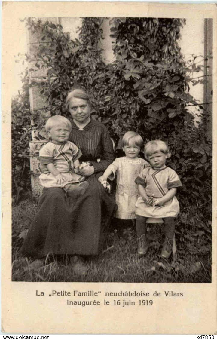 L Petite Familie Neuchateloise De Vilars 1919 - Autres & Non Classés