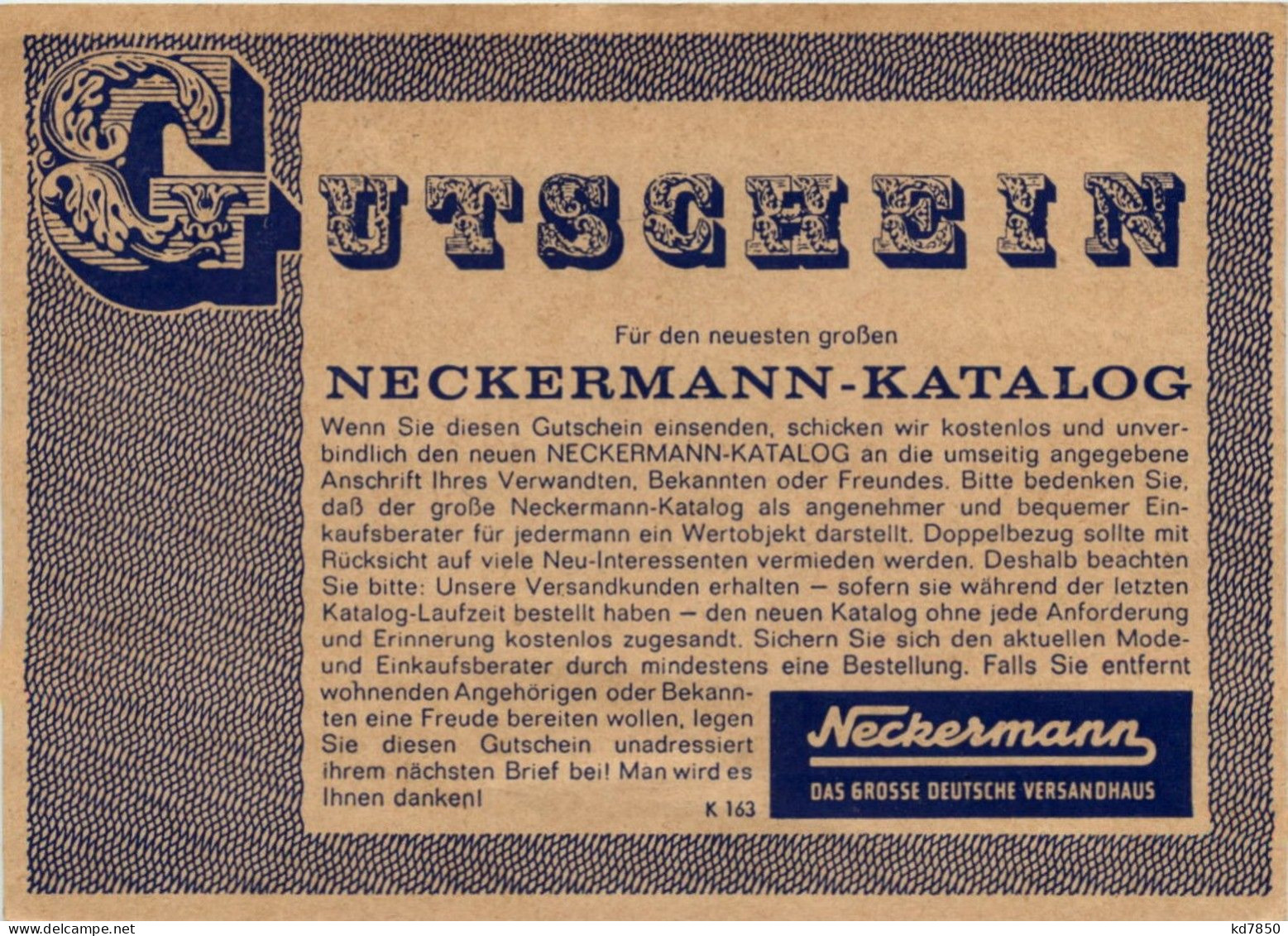 Neckermann - Publicidad