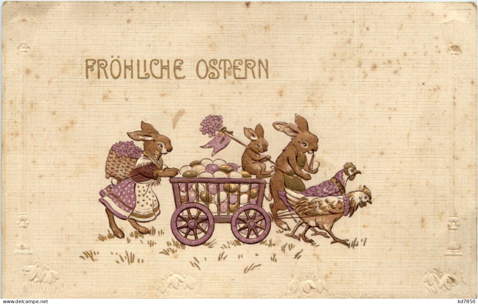 Ostern - Prägekarte - Ostern