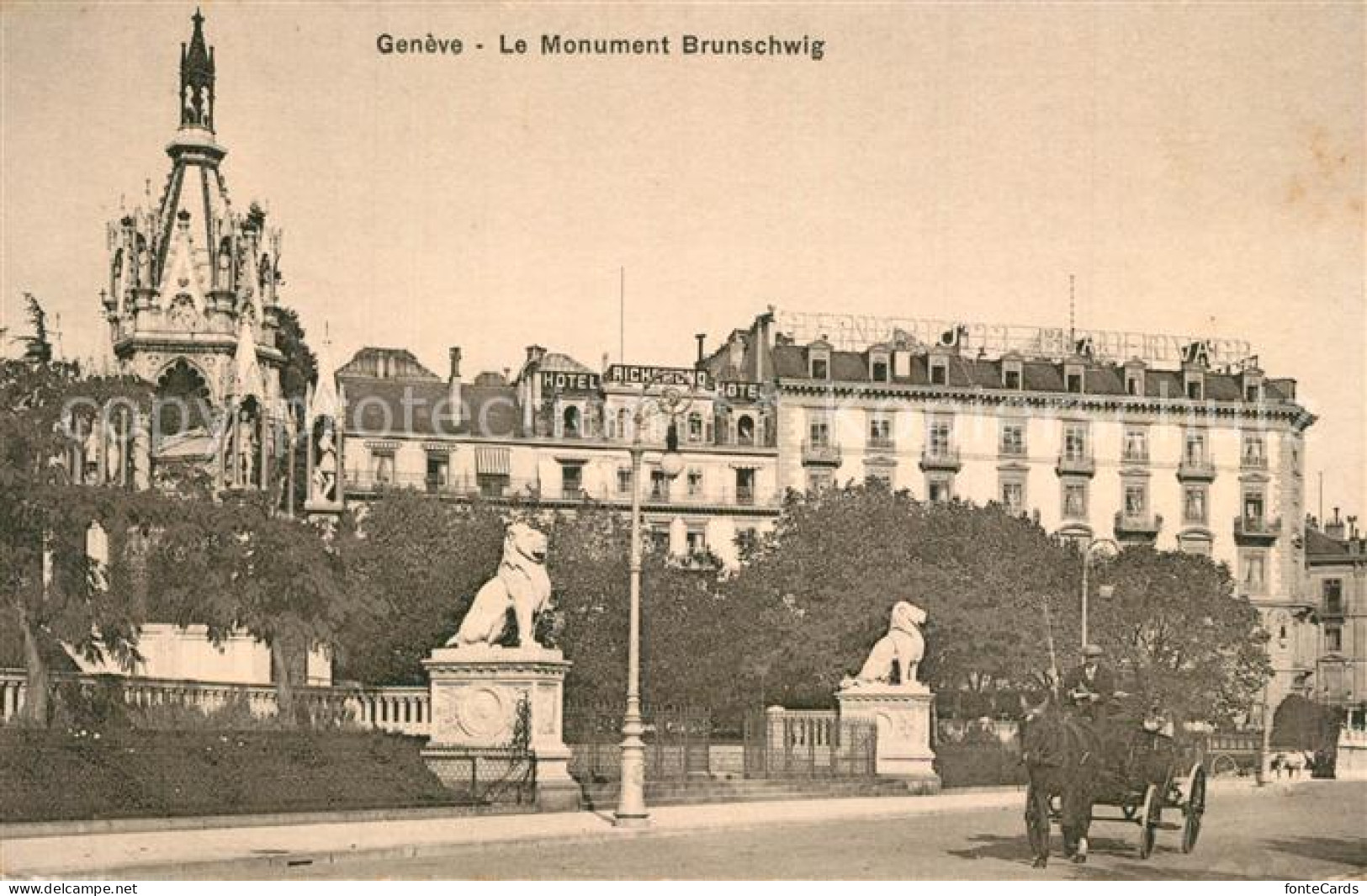 13574511 Geneve GE Le Monument Brunschwig Geneve GE - Autres & Non Classés