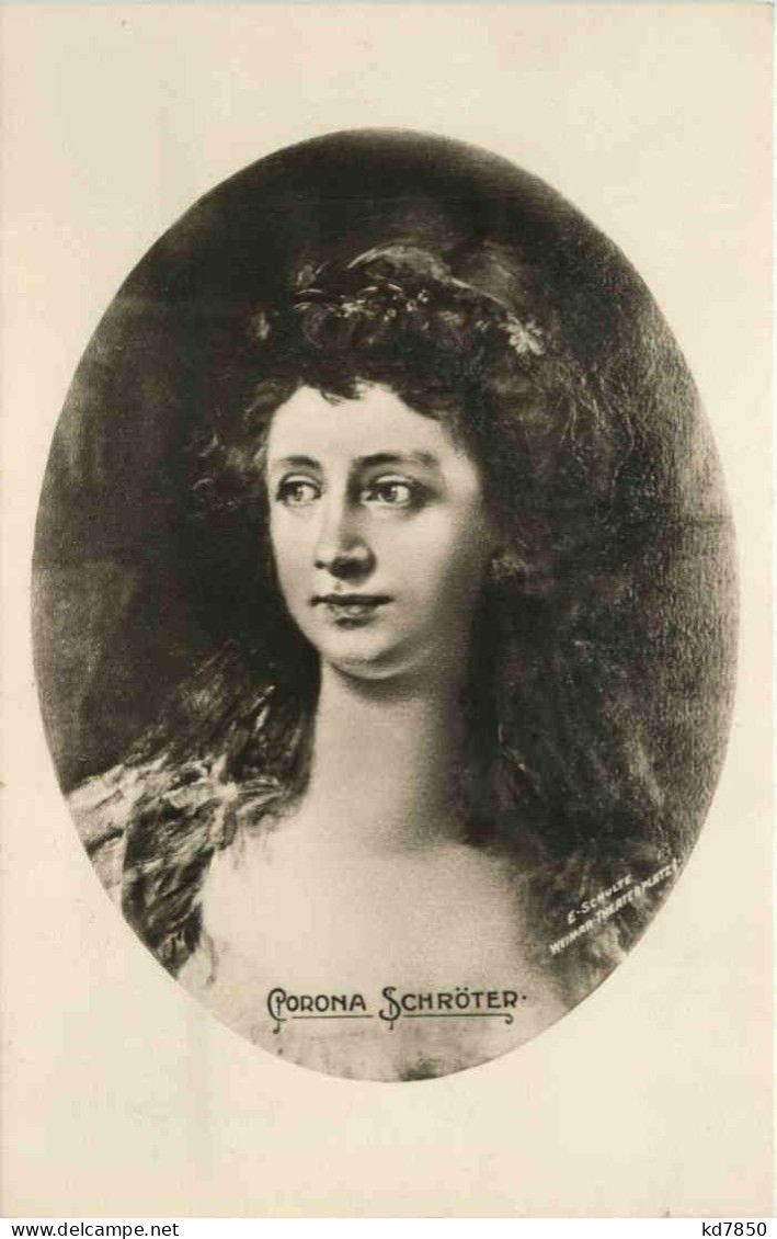 Corona Schröter - Famous Ladies