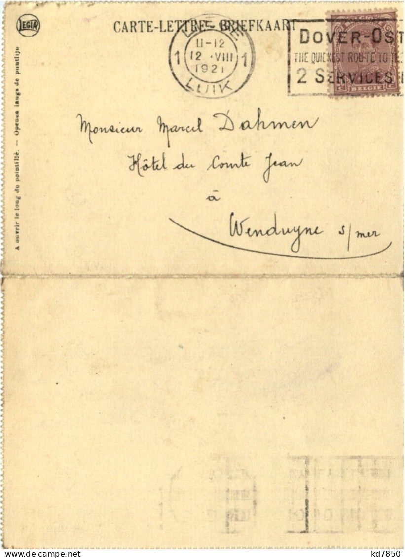 Liege - Carte Lettre - Lüttich