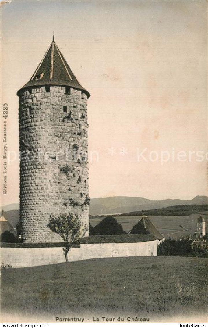 13574500 Porrentruy La Tour Du Chateau Porrentruy - Andere & Zonder Classificatie