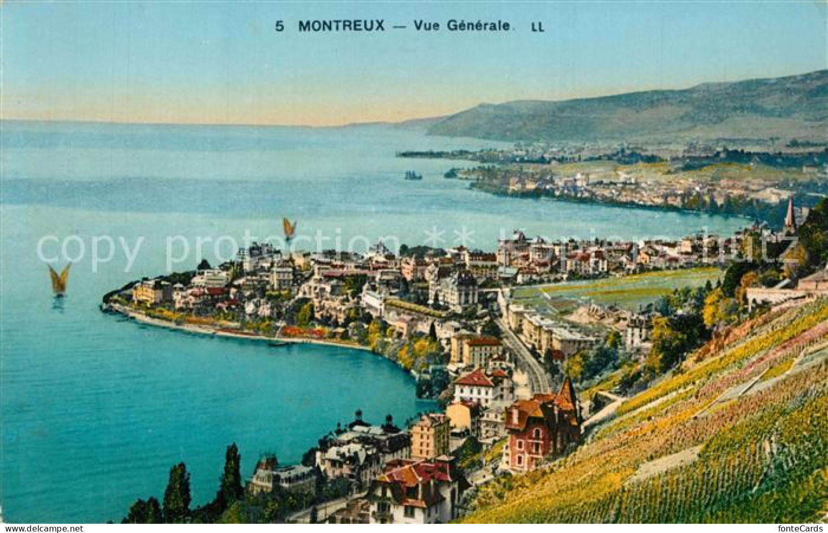 13574498 Montreux VD Vue Generale Montreux VD - Autres & Non Classés