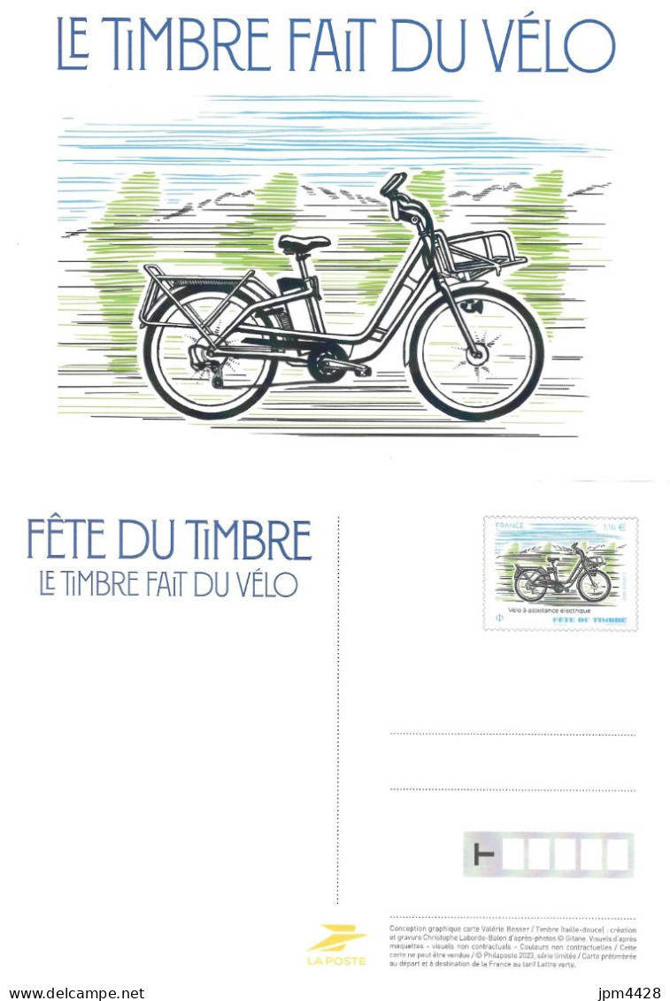 Entier Postal Fête Du Timbre 2013 - 2015 - 2023 Et 2024 - Fête Du Timbre - Lot De 5 Entiers Neuf Ou Obl - Pseudo-interi Di Produzione Ufficiale