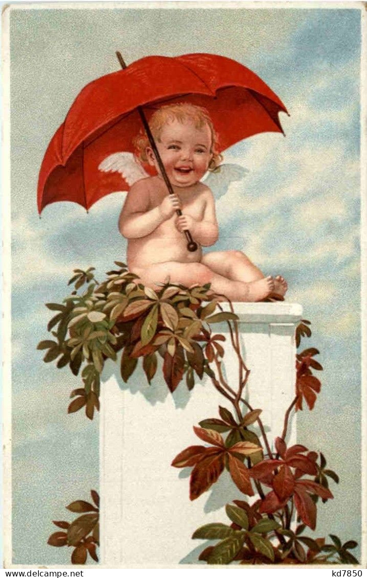 Kind Engel Mit Schirm - Anges
