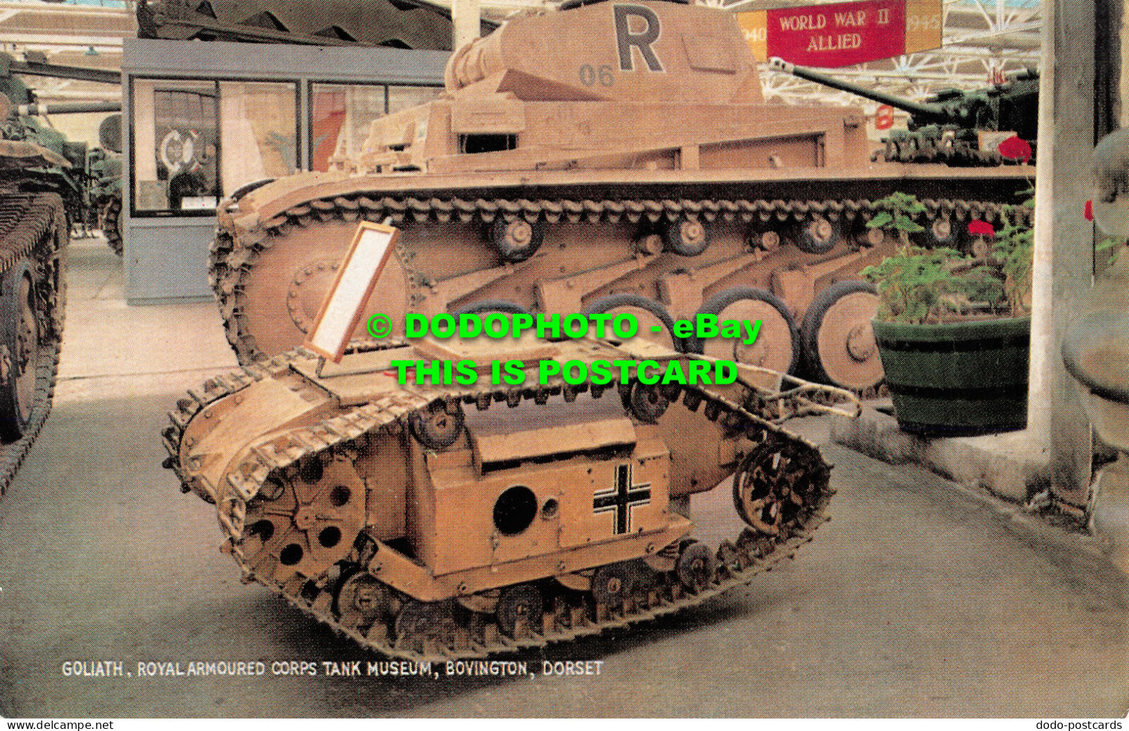 R520518 Dorset. Bovington. Royal Armoured Corps Tank Museum. Goliath. J. Salmon. - Mondo