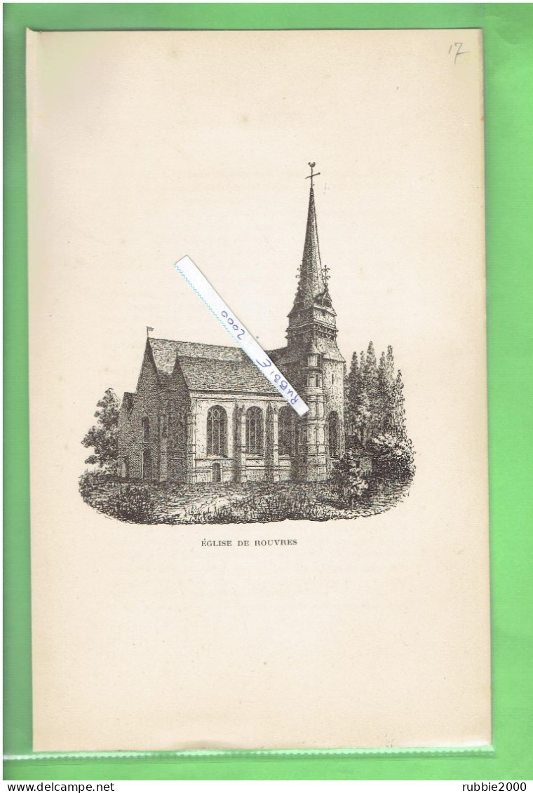 1897 EGLISE DE ROUVRES EURE ET LOIR - Centre - Val De Loire