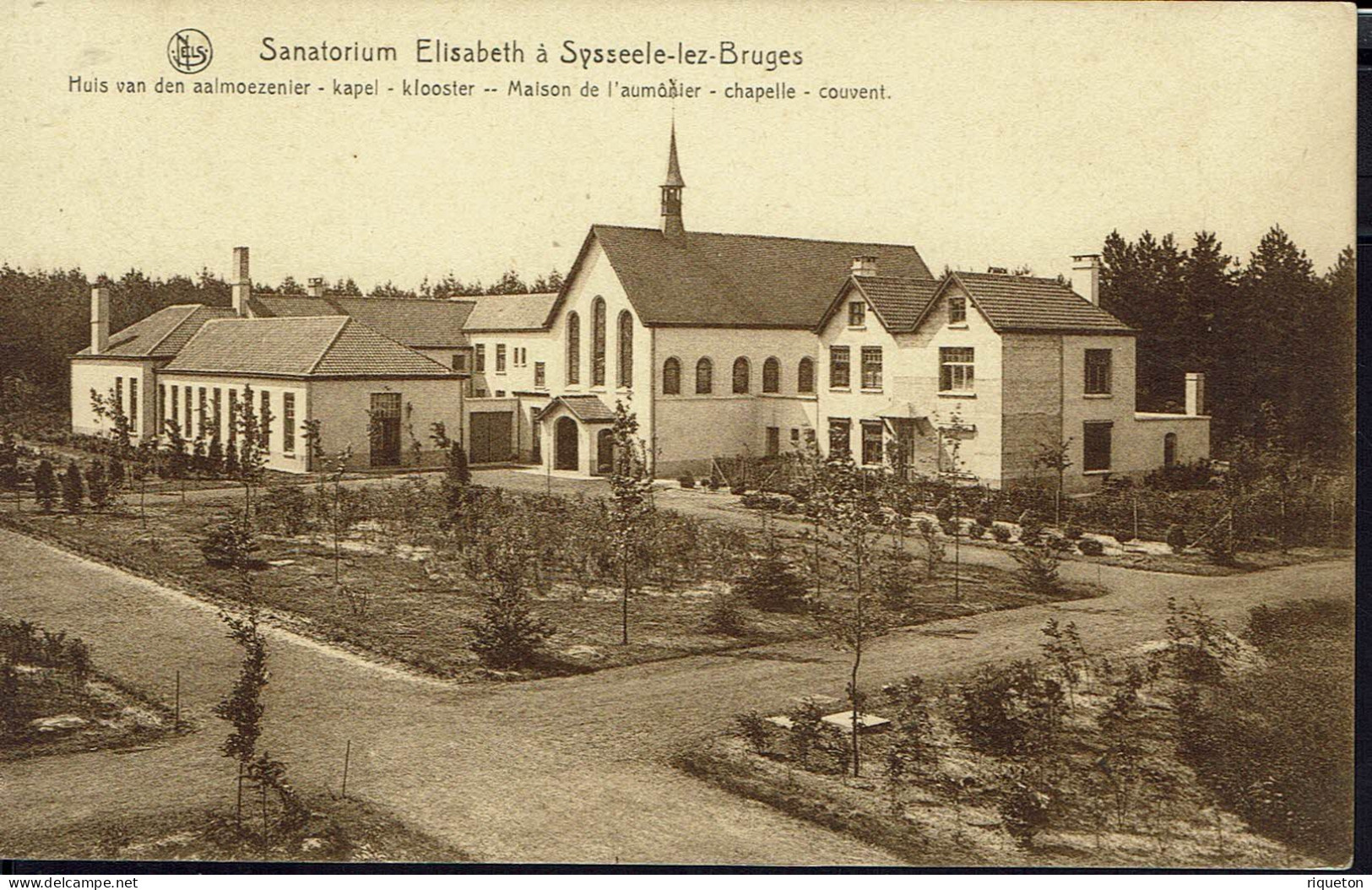 Belgique. Ed. Ern. Thill Bruxelles. Sanatorium Elisabeth Sysseele-Les-Bruges. Maison De L'Aumonier-Chapelle-Couvent. TB. - Brugge