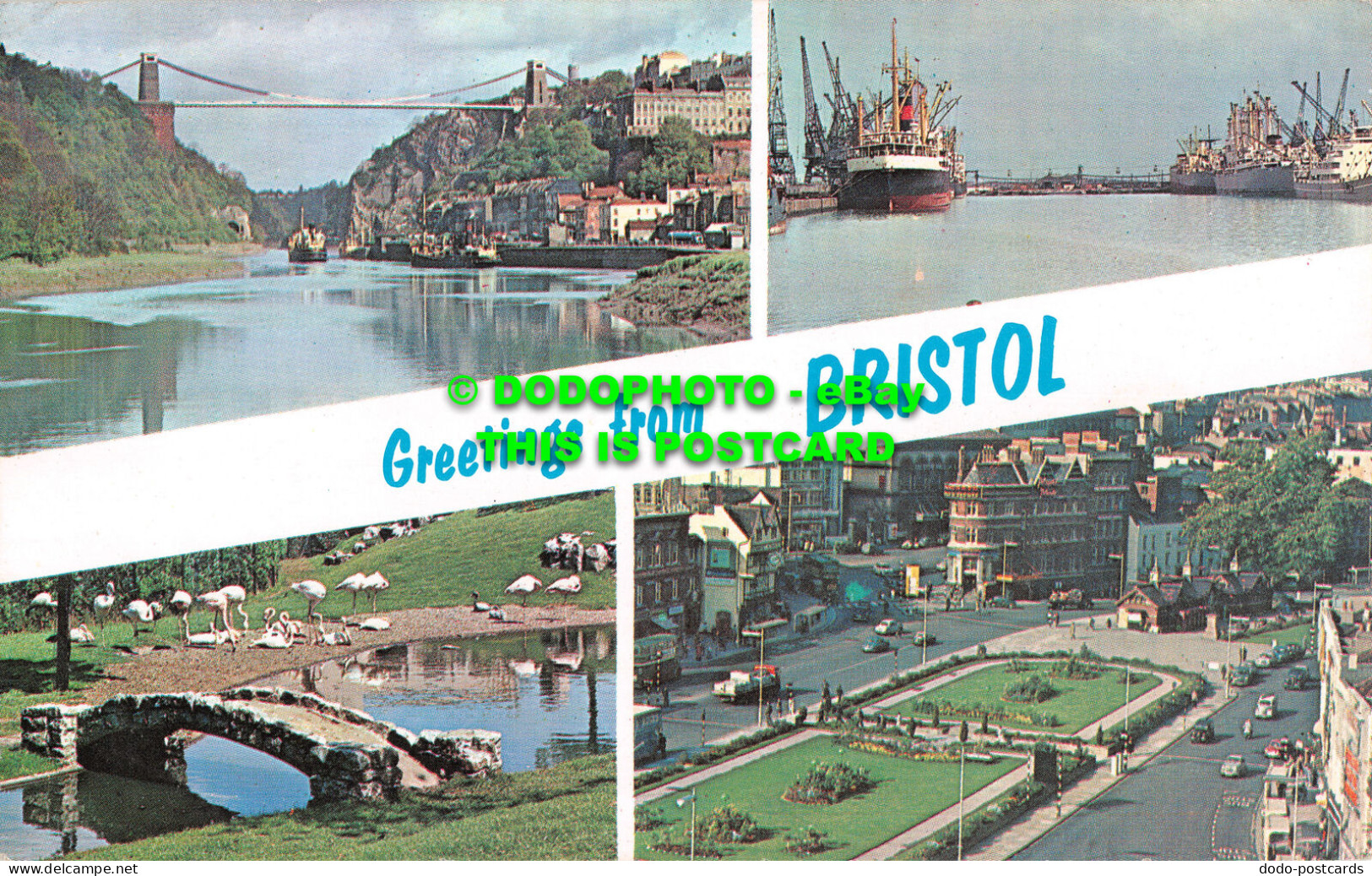 R520524 Greetings From Bristol. Plastichrome. Multi View. 1962 - Mondo