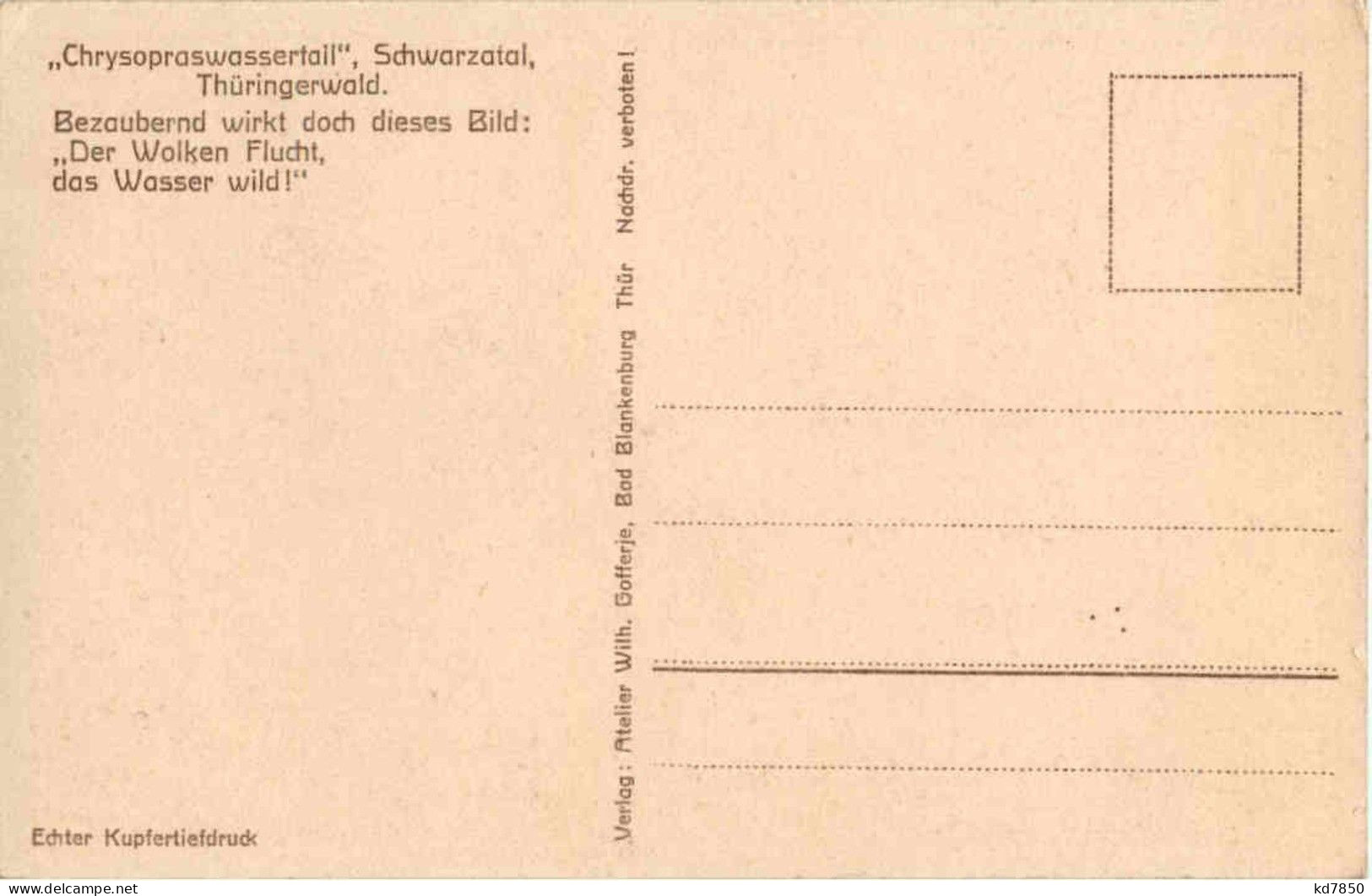 Schwarzatal - Saalfeld