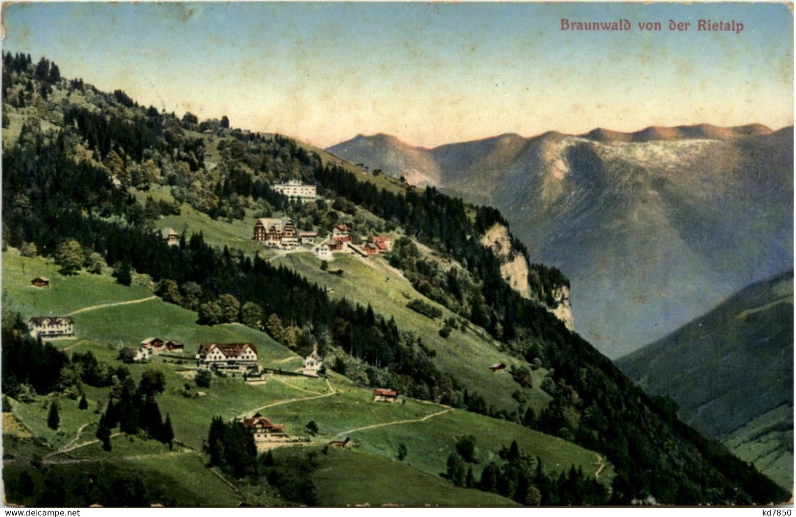 Braunwald Von Der Rietalp - Otros & Sin Clasificación