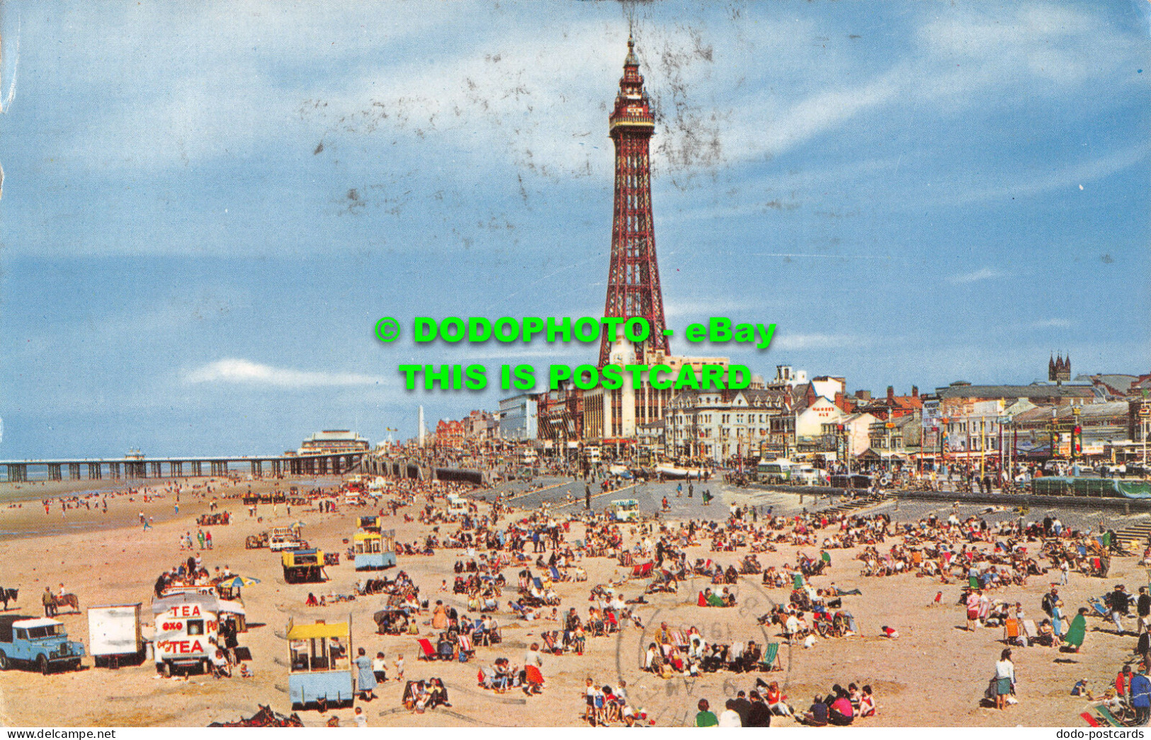 R520201 Blackpool Sands. 494a. The Photographic Greeting Card. Natural Colour Se - Mondo