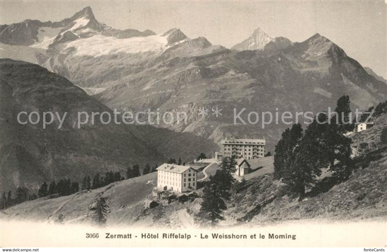 13571891 Zermatt VS Hotel Riffelalp Le Weisshorn Et Le Moming Zermatt VS - Other & Unclassified