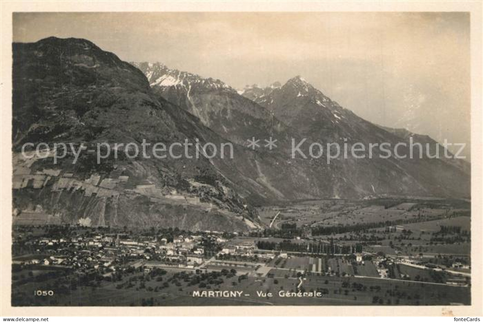 13571871 Martigny VS Vue Generale Martigny VS - Other & Unclassified