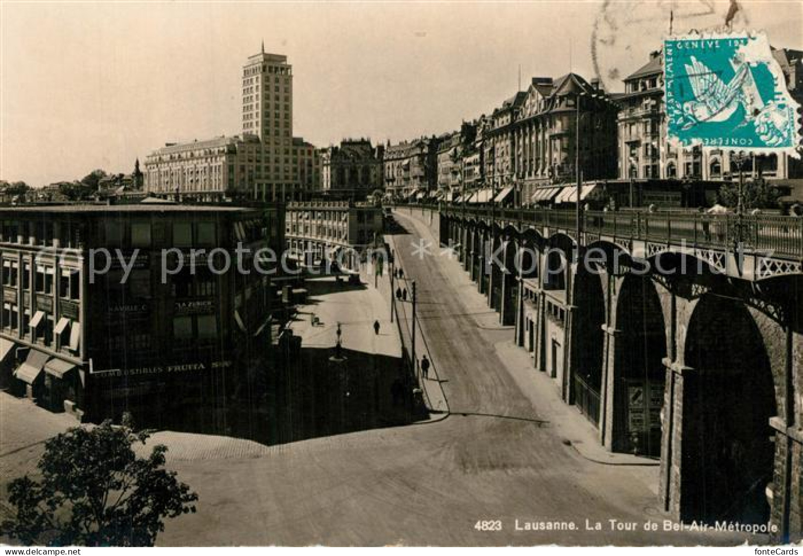 13570368 Lausanne VD Tour De Bel Air Metropole Lausanne VD - Sonstige & Ohne Zuordnung