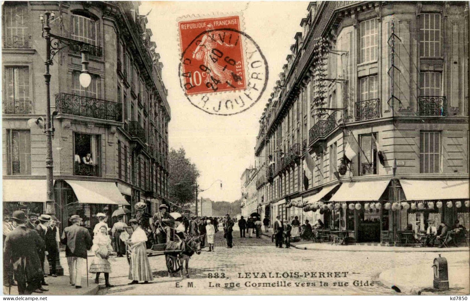 Lavallois Perret - La Rue Cormeille - Levallois Perret