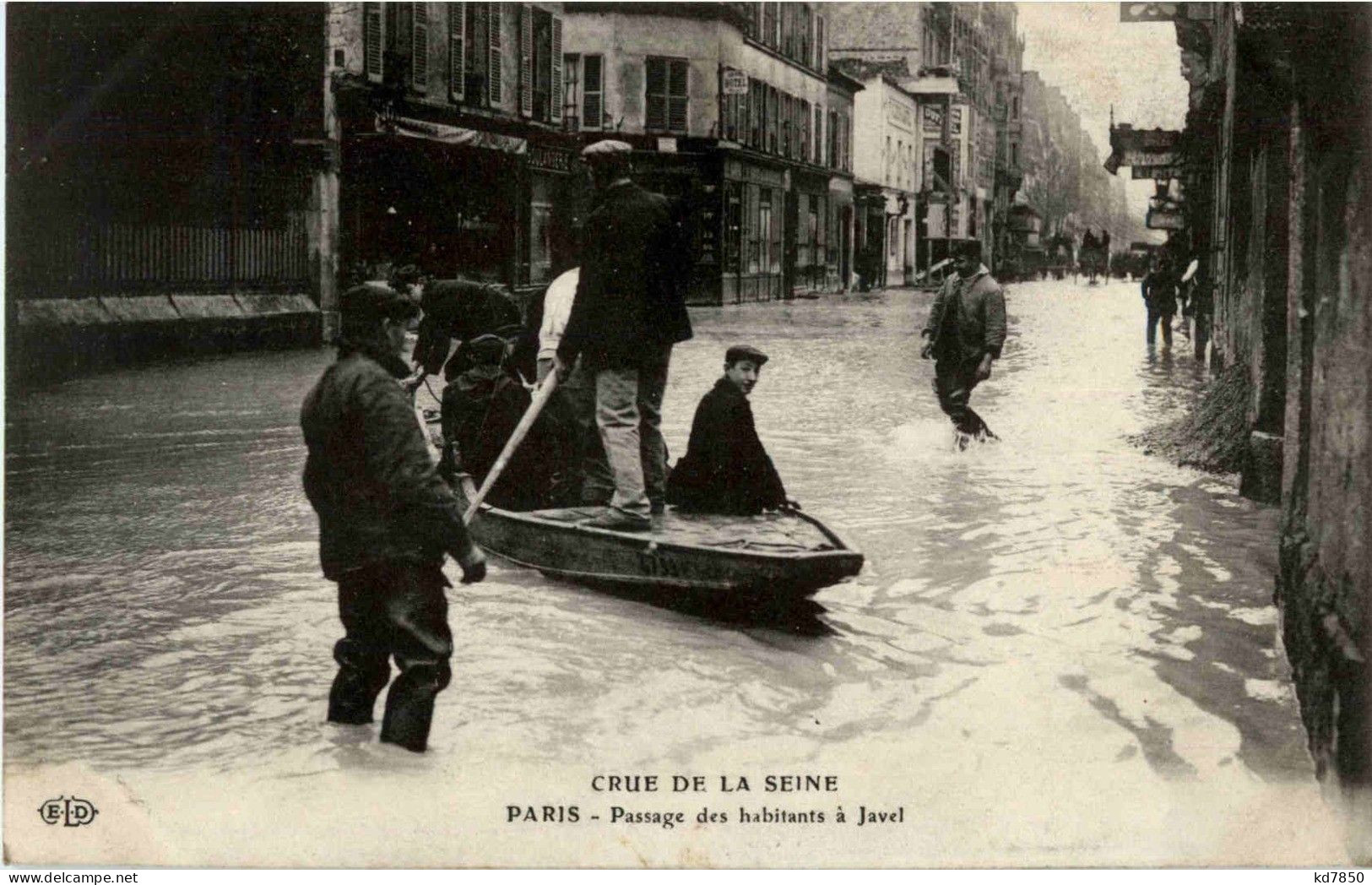 Paris - Crue De La Seine - Paris Flood, 1910