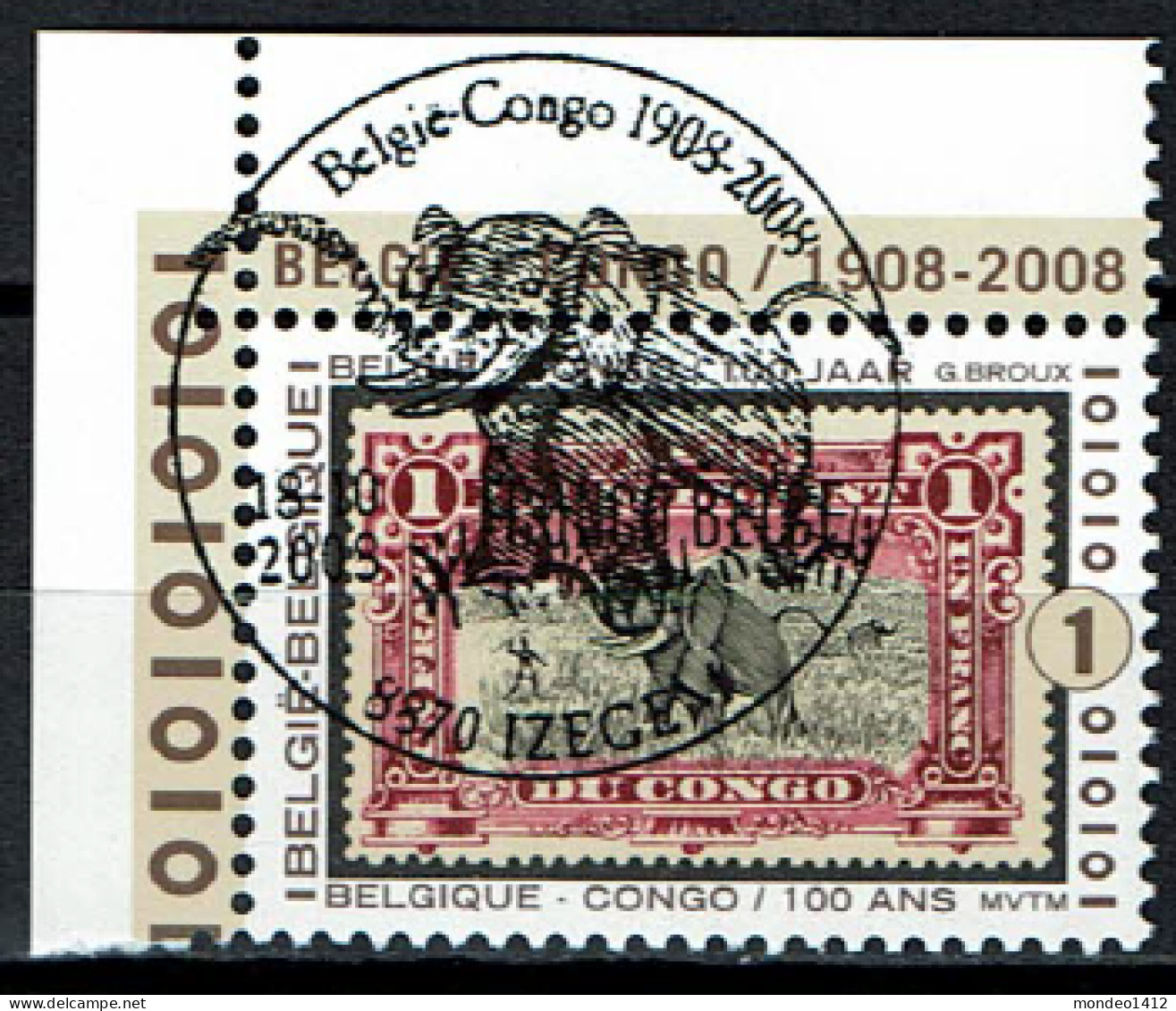 België OBP 3848 - Congo Belge - Gebraucht