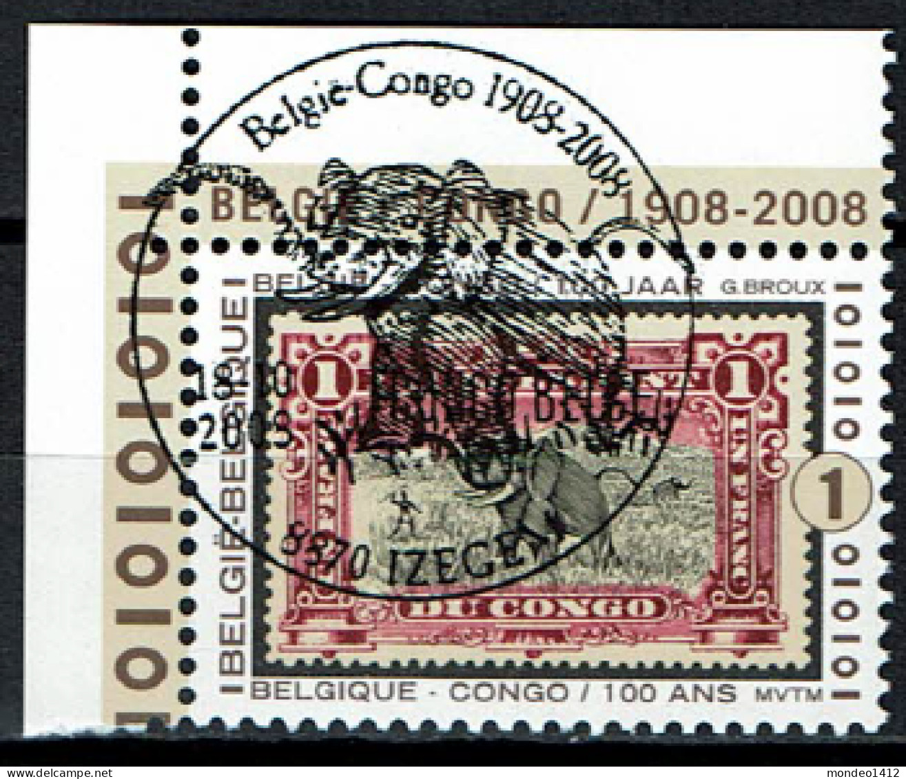 België OBP 3848 - Congo Belge - Usati