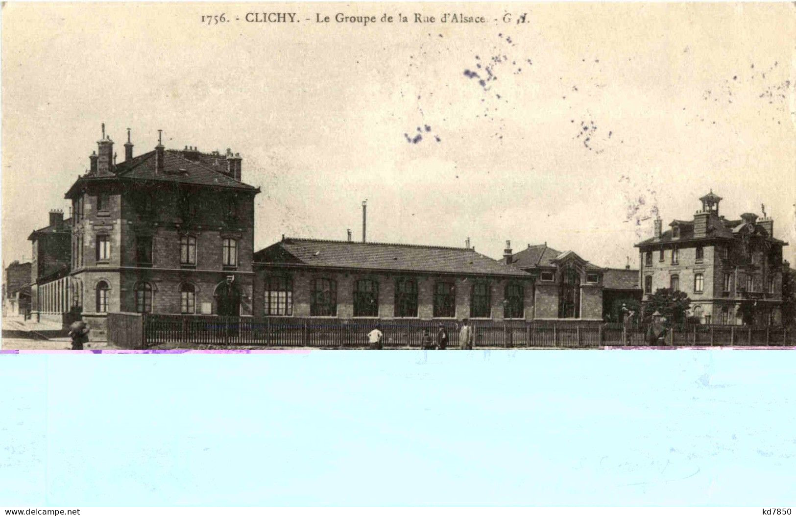 Clichy - La Groupe De La Rue D Alsace - Clichy