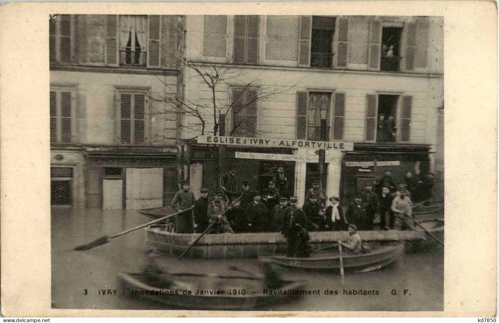 Ivry - Inondations 1910 - Ivry Sur Seine