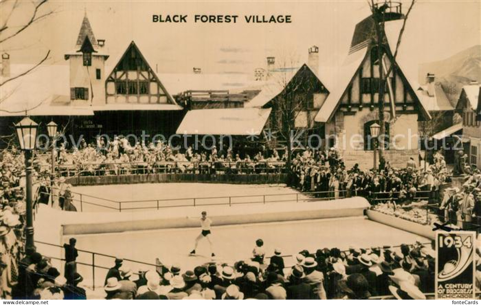 13568343 Expositions_Century_of_Progress_Chicago_1934 Black Forest Village  - Andere & Zonder Classificatie